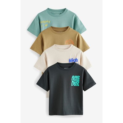 T-shirt à manches courtes, lot de 4 NEXT