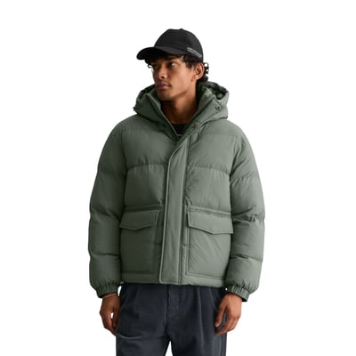 Veste matelassée à capuche, coupe ample avec une surface finement structurée MARC O’POLO DENIM