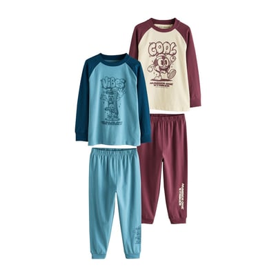 Pyjamas à manches longues, lot de 2 NEXT