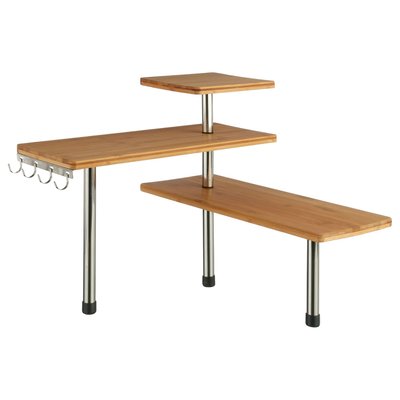 Etagère d'angle de cuisine en bambou SECRET DE GOURMET