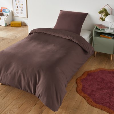 Parure de lit enfant polycoton recyclé taie carrée SO'HOME