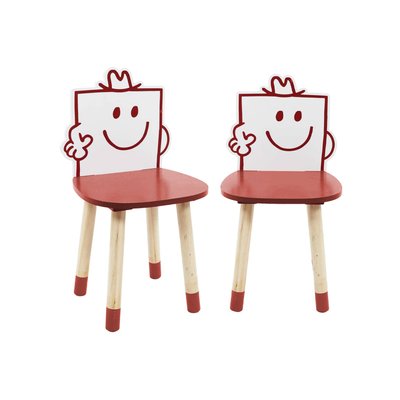 Chaise enfant collection Monsieur/Madame - Monsieur Costaud (lot de 2) PIERRE SWEEEK