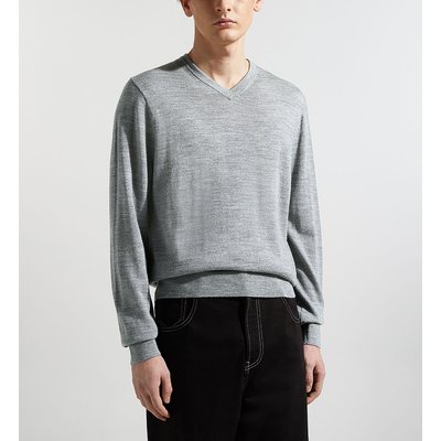 Pull Droit Terive Col V Laine Mérinos Responsable GALERIES LAFAYETTE
