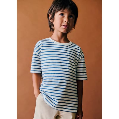 T-shirt à rayures poche MANGO BABY