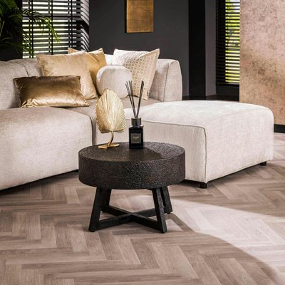 Bout de canapé industriel Ø 60 cm RALF PIER IMPORT
