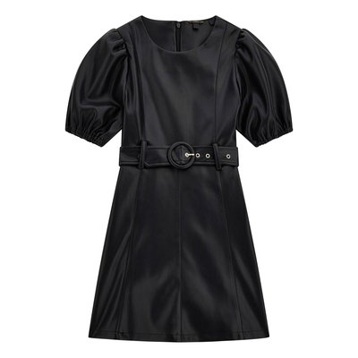 Mini robe cuir La Redoute