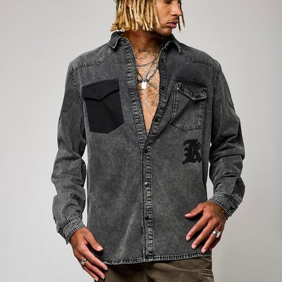 Chemise en jean homme kaporal online