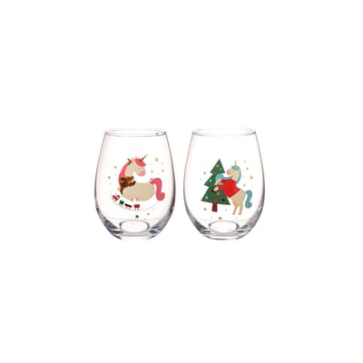 Set de 2 grands verres licorne – 570 ml EDEN