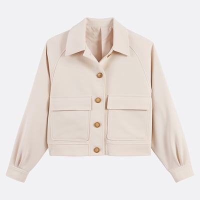 Свободный укороченный жакет LA REDOUTE COLLECTIONS