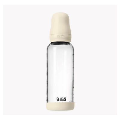 Biberon en verre Tetine en latex - 240ml Ivory Bibs