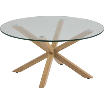 Table basse ronde en verre collection KARDEMA RECOLLECTION