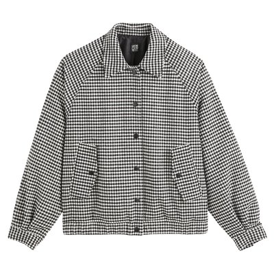 Blouson style bomber, motif pied-de-poule LA REDOUTE COLLECTIONS