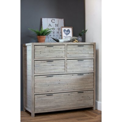 Commode en bois recyclé gris style campagne SIENNE PIER IMPORT