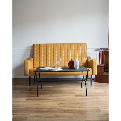 Table basse en métal noir Donna N°412 - Bon état DEBONGOUT