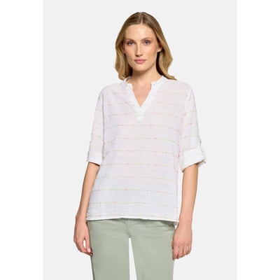 Blouse casual à fils de fil textile CARTOON