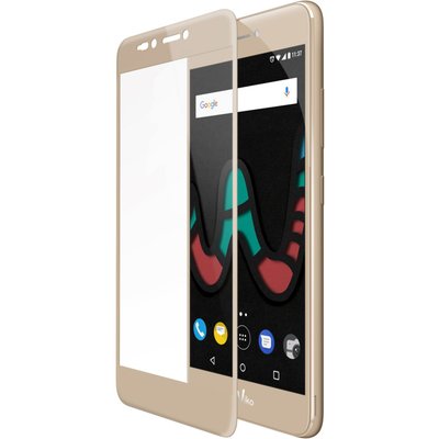 Protège écran Tempered glass U'Pulse Lite contour gold WIKO