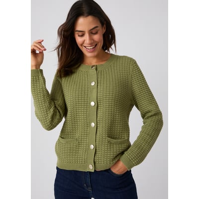 Cardigan uni ou rayé DAMART