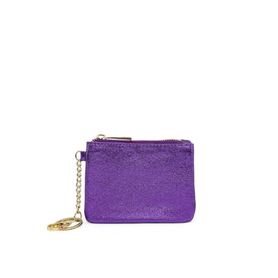 Pochette porte-monnaie porte-clés en cuir irisé POCKET OH MY BAG