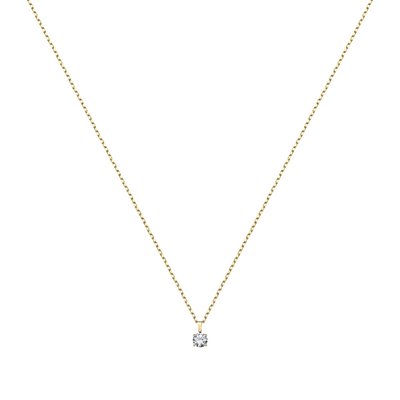 Collier en or 375 et diamant CLEOR