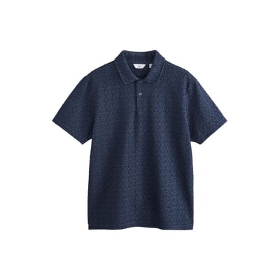 Polo à manches courtes en jacquard NEXT