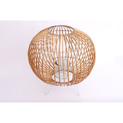 Bougeoir boule en rotin Alix HEART OF THE HOME