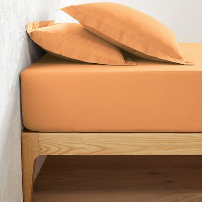 Drap housse uni polycoton, bonnet 32 cm, Scenario LA REDOUTE INTERIEURS