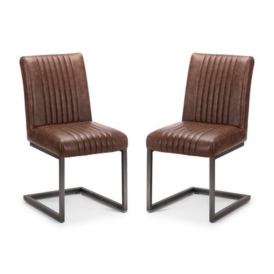 Houston Leather Chairs (Set of 2) SO'HOME