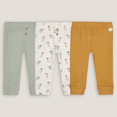 Комплект из трех оригинальных леггинсов из хлопка LA REDOUTE COLLECTIONS