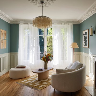 Voilage Shadow  en 100% lin vaporeux Gris 200x298 cm MADURA