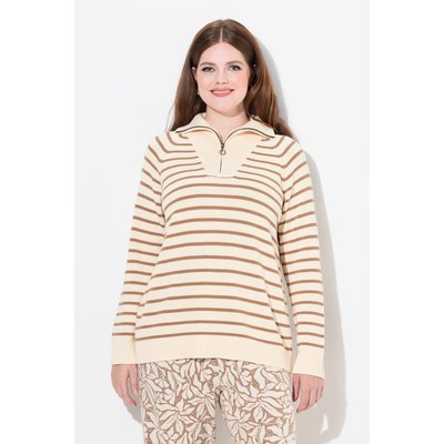 Pull col camionneur, rayures, col montant ULLA POPKEN