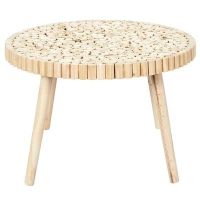 Table basse rondin DECORATIE