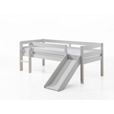 lit mi-hauteur  + toboggan, 2 tiroirs de rangement et tablette penderie VIPACK