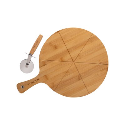 World Foods Pizza Board & Cutter Set TYPHOON