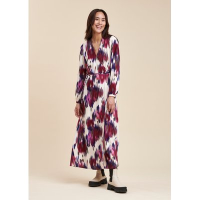 Robe portefeuille longue à imprimé fleuri en viscose Ecovero LA FEE MARABOUTEE