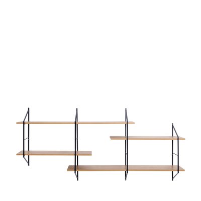 Etagère murale en bois et métal L191cm - TOCRO DRAWER