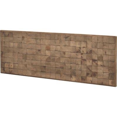 tête de lit bois naturel effet bloc mural prêt à poser RECOLLECTION