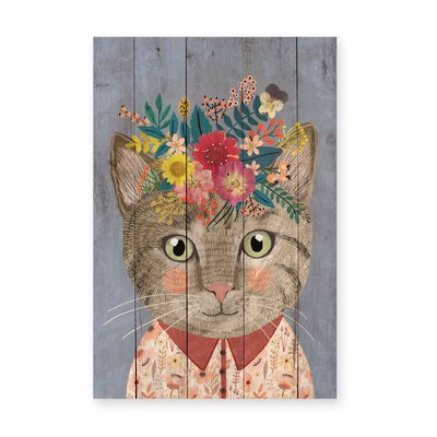 Panneau décoratif en bois ANIMAL FLORAL REALLY NICE THINGS