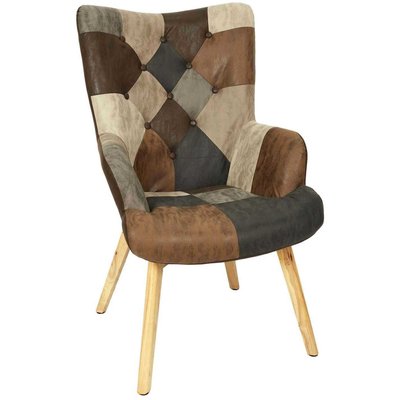 Fauteuil en polyuréthane patchwork Helsinki CMP