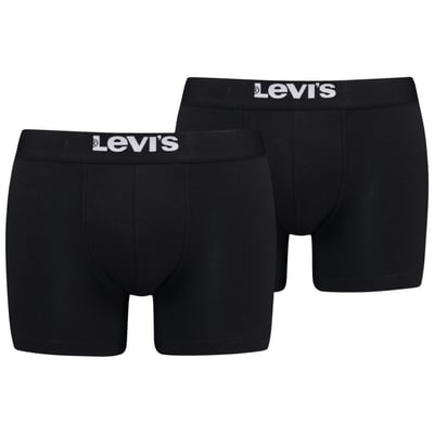 Lot de 2 boxers unis noir LEVI'S