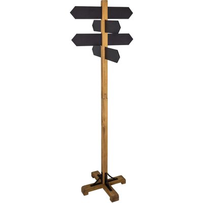 Poteau 8 ardoises directionnelles en bois ANTIC LINE CRÉATIONS