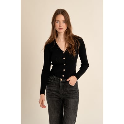 Gilet col V boutonné MOLLY BRACKEN