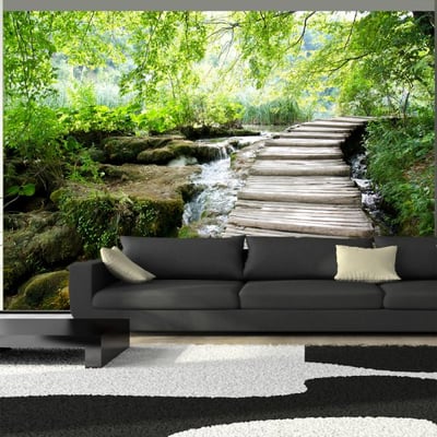 Papier peint intissé panoramique Paysage Forest path EDEN