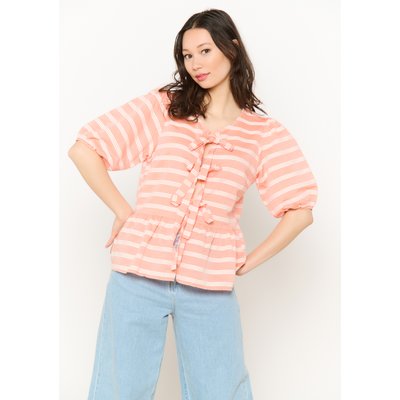 Blouse nouée à rayures LOLALIZA