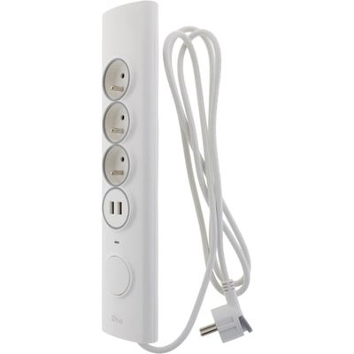Multiprise Delta Para Foudre 4 X 16a + 2 X Usb 2.4 OTIO
