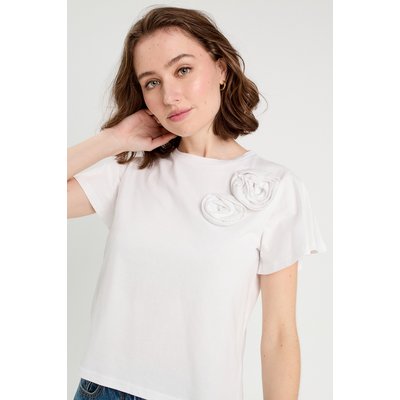 T-shirt détails fleurs CACHE CACHE