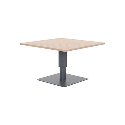 Table de jardin relevable carrée en aluminium SALIMIA HESPERIDE