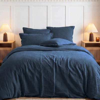 Drap housse en gaze de coton bonnet 30 cm LOFT SENSEI MAISON