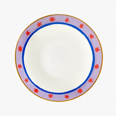 Set of 2 Electric Coast Red Star Pasta Bowls ELEANOR BOWMER