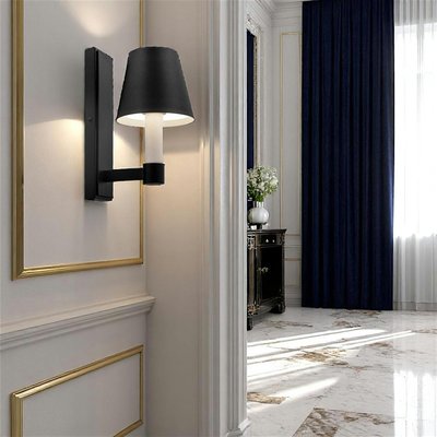 Applique murale métal noir moderne MODENE PIER IMPORT