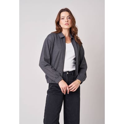 Blouson femme à fines rayures ALTHEA DEELUXE